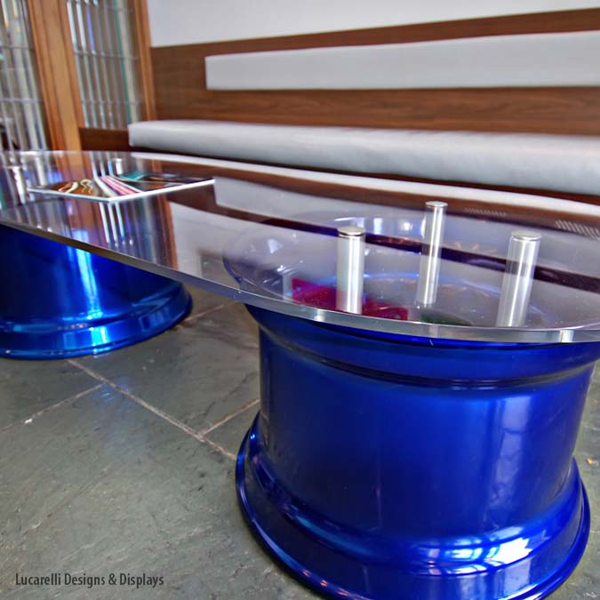 Custom Glass Table using StandOffs