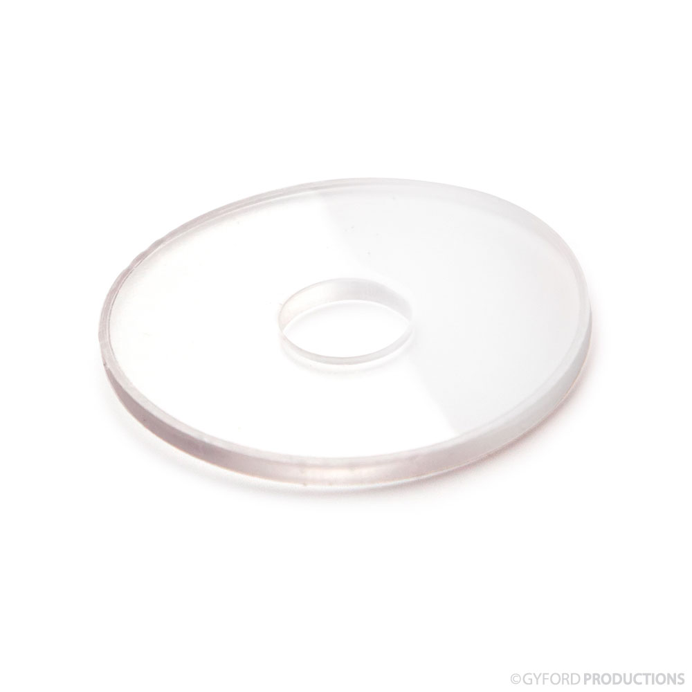 1-1/8″ Diameter Clear Vinyl Washer