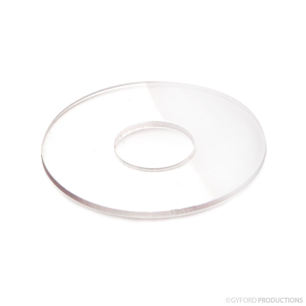 7/8″ Diameter Clear Vinyl Washer