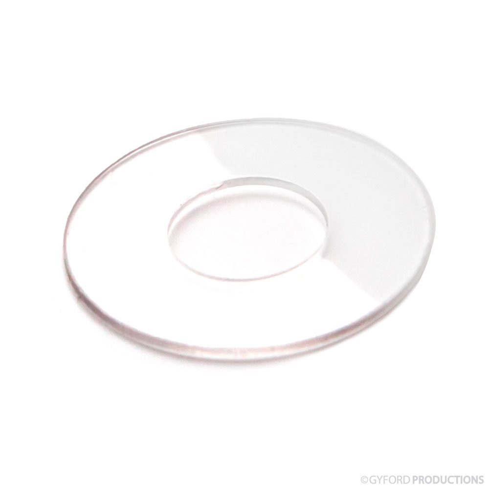 1″ Diameter Clear Vinyl Washer