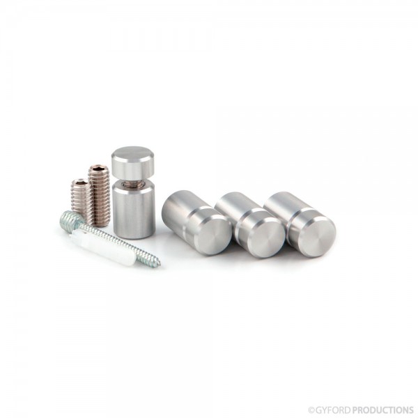Sign Standoff 1 Diameter x 1-1/2 Barrel Length Polished Stainless Finish Eco Lock Series Tamper Proof Standoff Pack of 8 by Outwater Sign Standoff 1 Diameter x 1-1/2 Barrel Length Polished Stainless Finish Eco Lock Series Tamper Proof Standoff Pack of 8 by Outwater