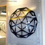 Suspended Glass Panel