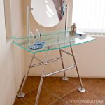 Glass Vanity Structure