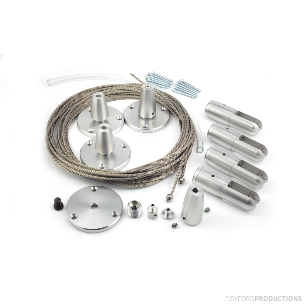 EZ Floor to Ceiling Wire Suspension Kit