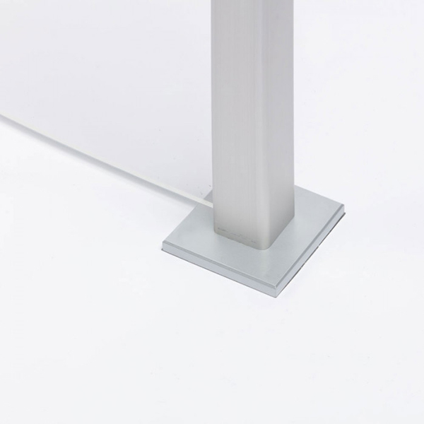 Sneeze Guard Square Base Mount