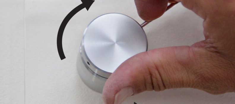The Security Cap Installation Tool inserts into a pin hole and secures Security Caps to prevent tampering.